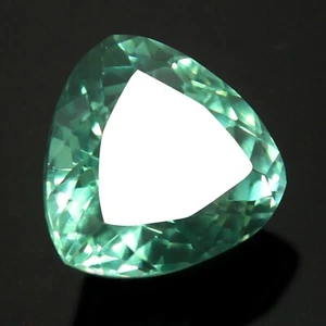 Piedra preciosa natural de 9,65 quilates de cobre bicolor Paraiba corte billón certificado sin calentar - Imagen 1 de 6