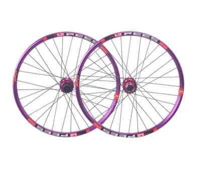 24 Inch Mountain Bicycle Wheelset 120 Rings 6 Pawls Disc Brake 6 Bolts Hub 32H - Image 1 of 4