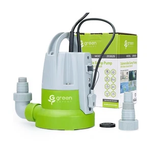 Green Expert 1/3HP Submersible Sump Pump with Unique Flow Sensor Switch Last-... - Picture 1 of 7