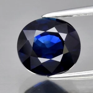 CERTIFICADO incl.*Atractivo cojín azul zafiro de 2,13 quilates VS sin calefacción Mozambique - Imagen 1 de 5