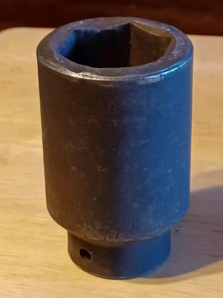 NAPA TOOLS 1/2" DRIVE 36MM METRIC DEEP 6 POINT IMPACT SOCKET USA Professional  - Image 1 of 4