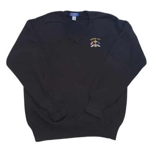 RYDER CUP OAK HILL MENS VNECK VINTAGE SWEATER SIZE MEDIUM LA MODE ACTIVE SPORTS Cover
