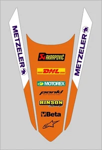 CALCOMANÍAS GUARDABARROS GUARDABARROS TRASERO KTM EXC 2024 PEGATINAS GRÁFICAS. - Imagen 1 de 1