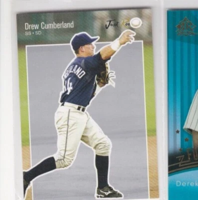 DREW CUMBERLAND '07 JUST MINORS-JUST ROOKIES ROOKIE CARD-SERIAL #'D/25-SWEET!! - Image 1 of 4
