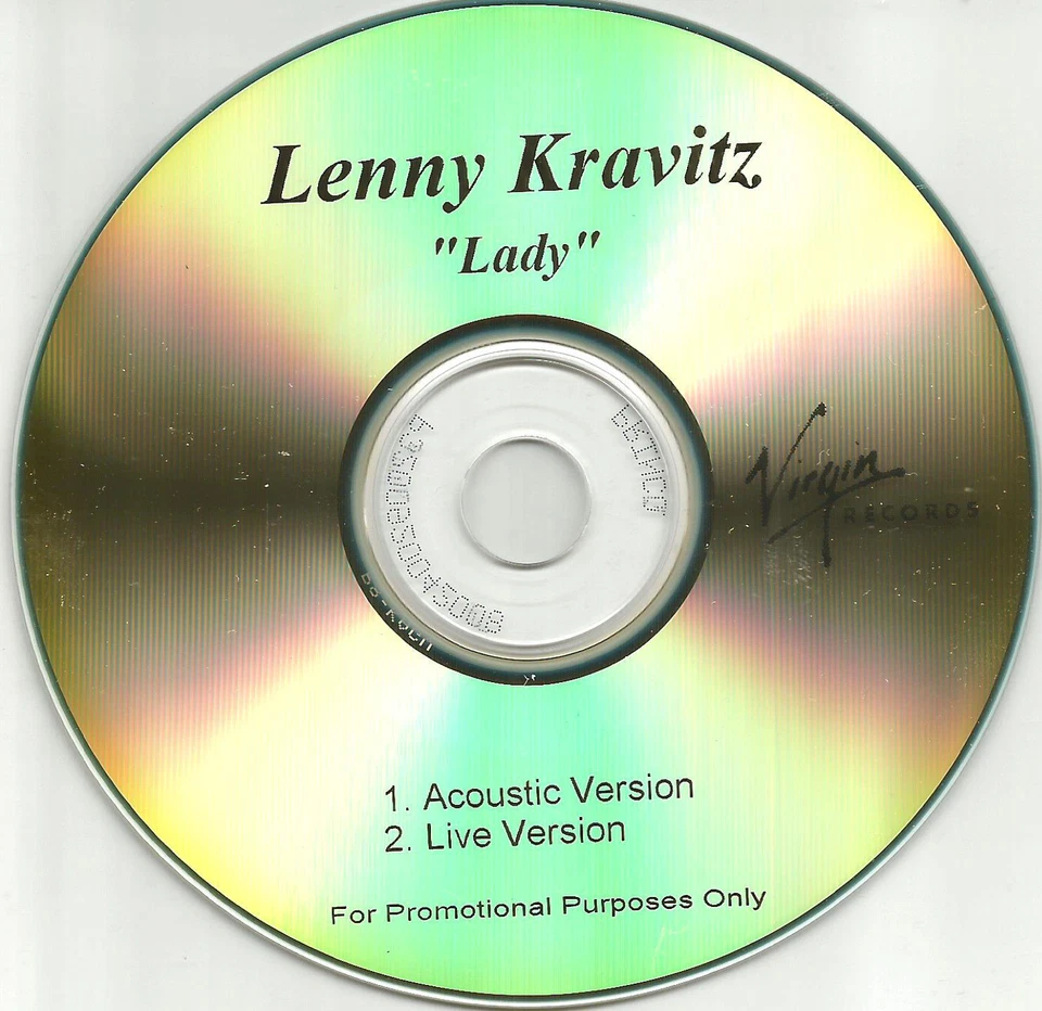 LENNY KRAVITZ Lady w/ RARE ACOUSTIC & LIVE TRX GOLDISH PROMO Radio DJ CD single  Foto 1 de 1