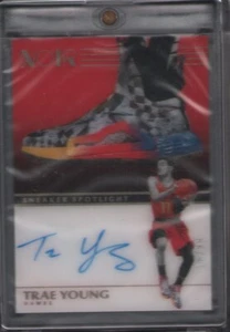 2019-20 Panini Noir Trae Young Auto Sneaker Spotlight /99 #SNS-TY - Foto 1 di 1