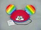 Mickey Mouse Red LGBT Ear Hat Adult Disneyland Resort NWT NEW 