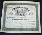 El Dorado Lumber Company 1906 certificat de stock - Placerville, Californie