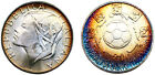 ITALY 1989 R 200 Lire Silver BU