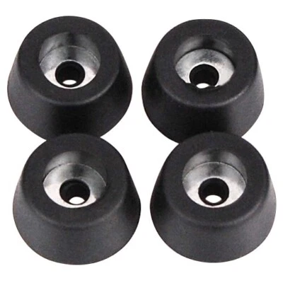 4 Füße für Lautsprecher, Gummi, 10 mm Höhe, Boxen Füsse , Gummifüße, Gummifüsse - Bild 1 von 4