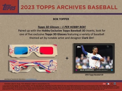 2023 Topps Archives Baseball Hobby Box - Image 1 of 4