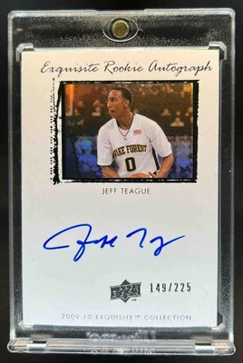 2009-10 Upper Deck 精致系列 Jeff Teague RC 签名 #149/225 老鹰 — 第 1/2 张图片