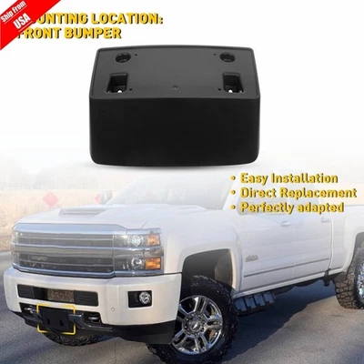 License Plate Bracket For Chevrolet Silverado 2500 HD 2015-2019 Front Mount - image 1 of 4