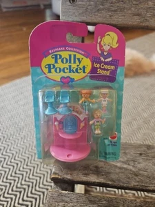 *RAR* 1995 Polly Pocket Vintage Lot Ice Cream Stand/Fun Bluebird Toys - Bild 1 von 5