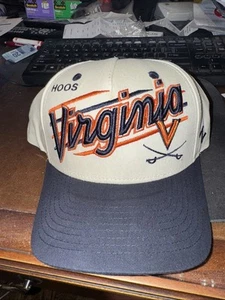 Virginia Tech Hookies Vintage Dos Tonos Zephyr Snapback Gorra/Sombrero - Nuevo sin Etiquetas - Imagen 1 de 4