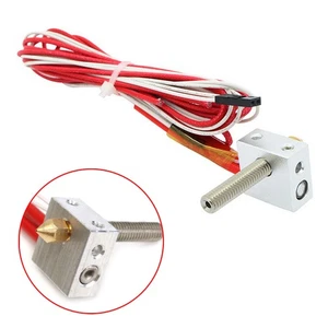 3D Printer MK8 Assembled Extruder Hotend 1.75 to 0.4mm Nozzle Heating Block d - Zdjęcie 1 z 13