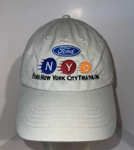 Cappello berretto triathlon Ford NYC New York City vintage anni 90 - Foto 1 di 3
