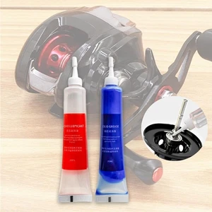Fishing Reel Oil and Grease Kit Lubricant Supplies Multifunction Tools Equipment - Picture 1 of 7