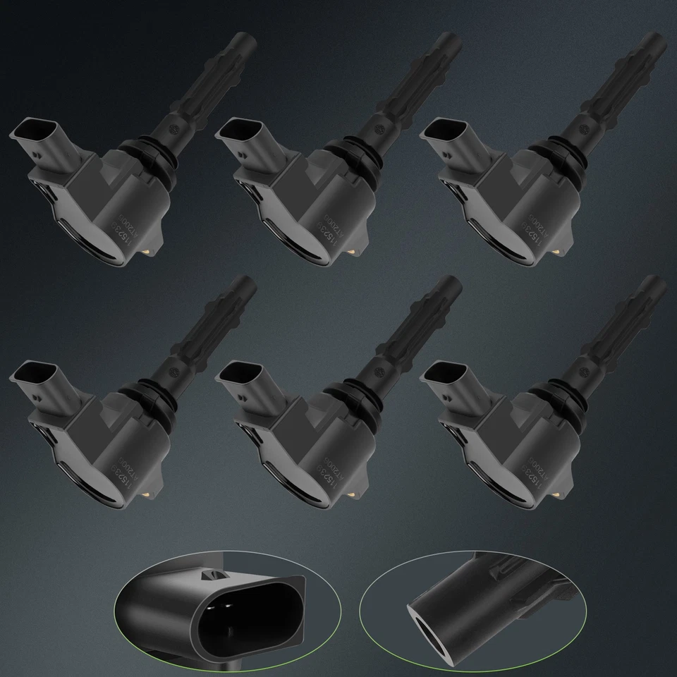 6 For 2010 2011 2012 2013 Mercedes-Benz S400 3.5L V6 Ignition Coil - Image 1 of 4