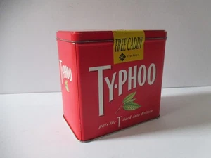 Collectable Vintage Typhoo Tea Caddy Pre-Owned. - Foto 1 di 9