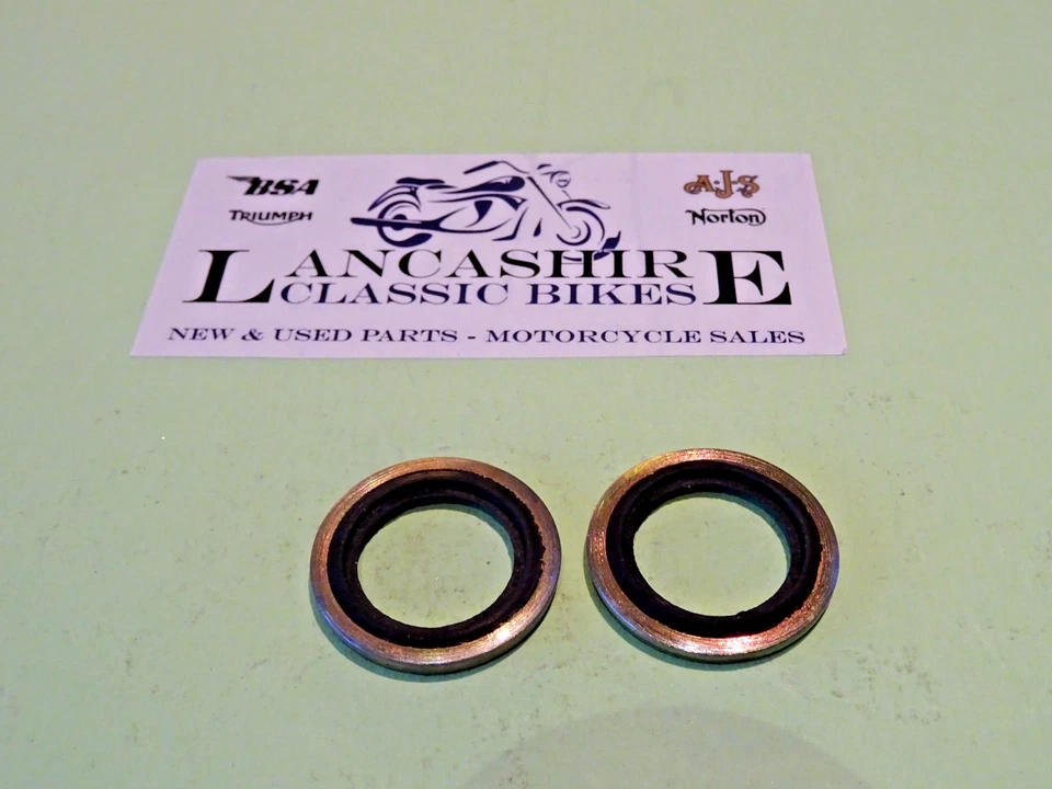 LAVADORA DE SELLADO DE GRIFO DE COMBUSTIBLE BSA TRIUMPH AJS 3/8 BSP - TIPO DOWTY Foto 1 de 1