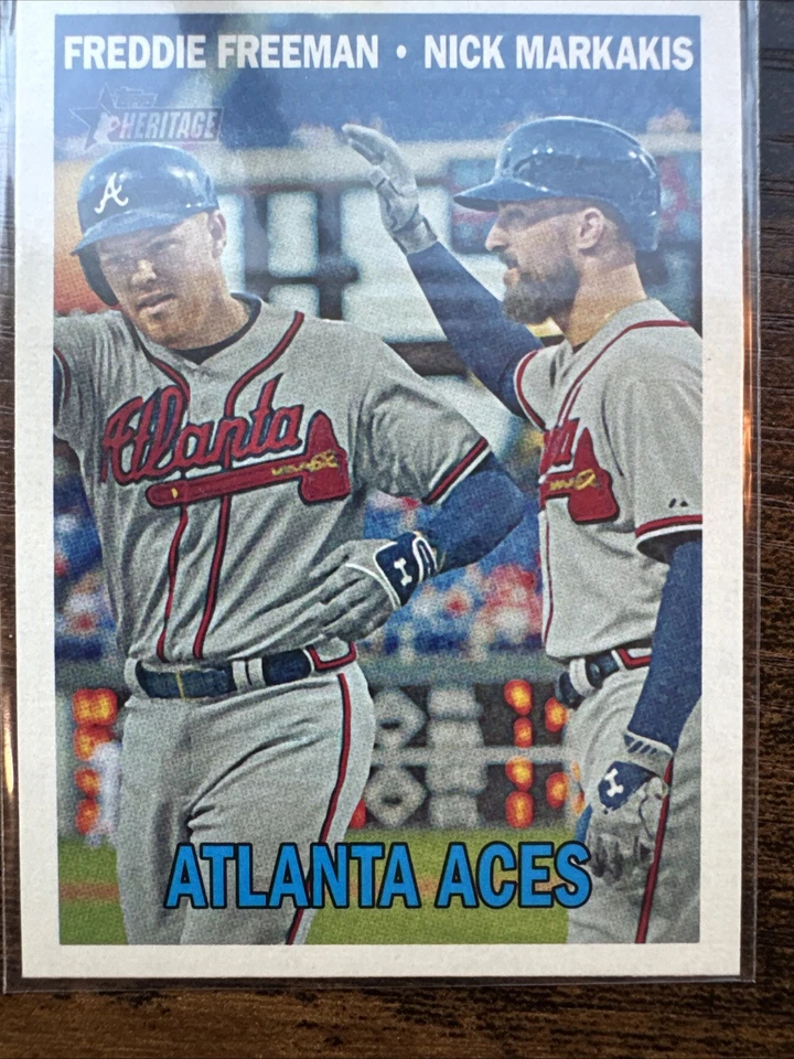 Topps Heritage 2016 (1-425) - Juego de equipo Atlanta Braves  Foto 1 de 4