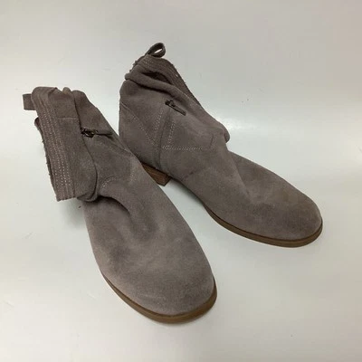 UGG Koolaburra Women’s Ankle Boot Beige Women's Size 9 Zip Suede Flat Heels - Image 1 of 4