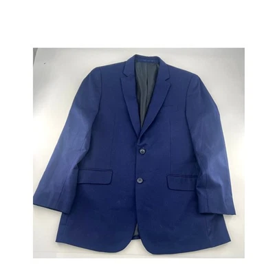 Giorgio Fiorelli 女式套装 2 件套蓝色裤子尺寸 42/36 大衣 40 Superlux — 第 1/4 张图片