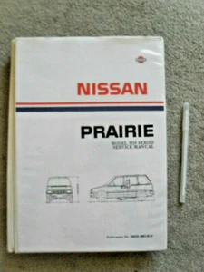 NISSAN Prairie Model M10 OG Japan Sedan Service Tech Manual Illustrated book. - Picture 1 of 9