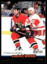 1999-00 PACIFIC EMERALD GREEN /199 Radek Bonk Ottawa Senators #285