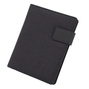 Alassio Schreibmappe A5 RPET Konferenzmappe Mappe recyceltes PET anthrazit 46222 - Bild 1 von 3