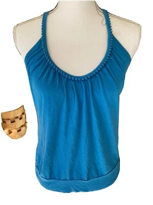 Camiseta sin mangas con apliques espalda cruzada H&M Shop talla pequeña S Foto 1 de 4