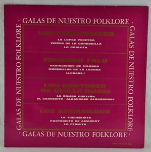 Galas de nuestro folklore volumen 5 - LP Serie D.M. Difusion Musical Argentina - Picture 1 of 9