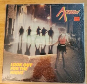 AXTION - Look Out For The Night (1985 IRD Records) NM Vinyl LP KEEL KIX METAL - Picture 1 of 8