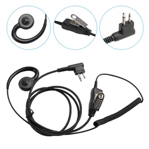 M-018 Small PTT-B6 Curve Hook Earhook Headset For GP300 CP100 SP50+ PRO3150 P110 - Zdjęcie 1 z 12