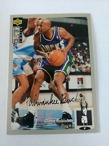Glenn Robinson 1994-95 Collector’s Choice Silver Signature Milwauke Bucks #266   - Picture 1 of 2