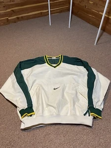 Vintage 1990s Nike White Tag Center Swoosh Pullover Windbreaker - Picture 1 of 22