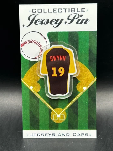 San Diego Padres Tony Gwynn jersey lapel pin-Classic Collectable-Mr Padre Cover