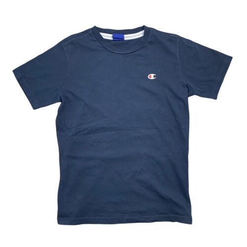 Champion Kids 11/12 Years Navy Blue Short Sleeve T-Shirt Size L