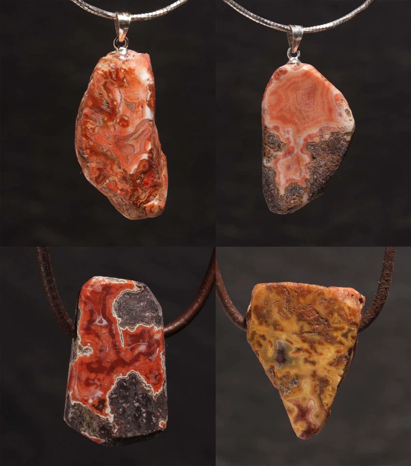 Unikat Edelstein Anhänger Achat Natur Basalt Idar Oberstein Freisen Steinschatz - Bild 1 von 1