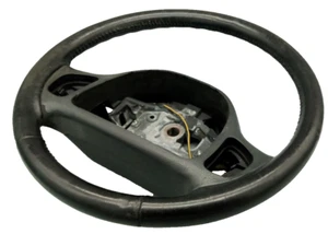 1998-2004 Lincoln Town Car Grand Marquis Steering Wheel Black Leather OEM (1) - Picture 1 of 10