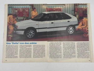 Clipping Ritaglio Articolo 1993 Lancia Una Delta con due anime - Picture 1 of 1