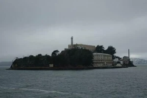 PÓSTER BRILLANTE DE LA ISLA PRISIÓN DE ALCATRAZ FOTO IMPRESIÓN bahía de San Francisco 4107 - Imagen 1 de 1