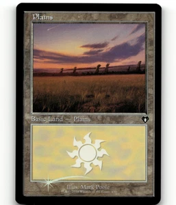 LÁMINA - Magic The Gathering - Plains (439) (marco retro) - Commander Masters - Imagen 1 de 1