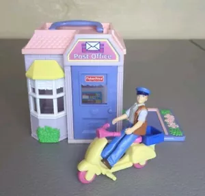 Fisher Price Loving Family Sweet Streets Post Office Town Building Mattel 2002 - Picture 1 of 7