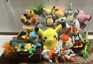 Pokemon Plush Lot of 20 - Some W/ Tags, Cinderance 18”, Eevee, See Photos- READ - Picture 1 of 24