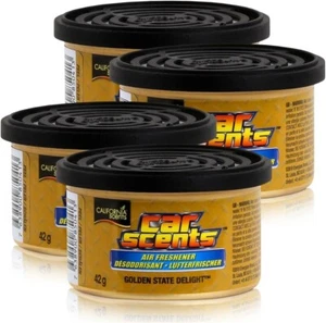 4 x Car, Caravan & Home California Scent Golden State Delight Air Fresheners - Picture 1 of 5