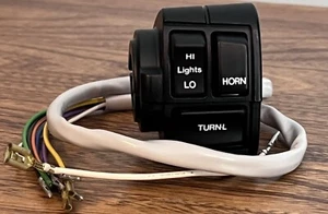 NOS TR7902 Motorcycle Left Hand Light Horn Control Switch Assembly Made in Japan - Picture 1 of 4