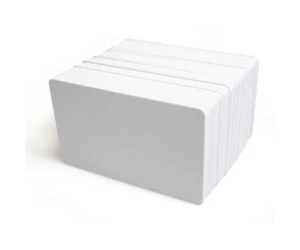 Pack of 100 Premium Blank White Plastic ID Cards (PVC 760 Microns) - Free P&P UK - Picture 1 of 2