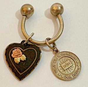 Tiffany & Co Screwball Sterling Silber Schlüsselanhänger mit Who's Who 1994 Charm Anhänger - Bild 1 von 7